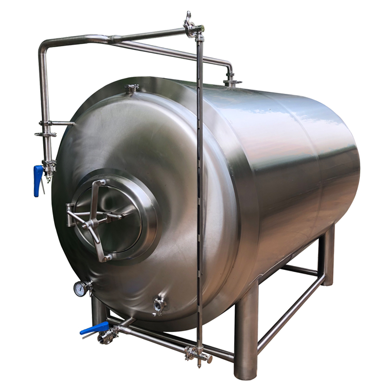 800L 1000L ビール提供システムのクラフト ビール貯蔵装置のための新しい設計横の明るいビール タンク